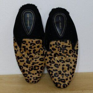 Derek Lam Leopard Print Slippers